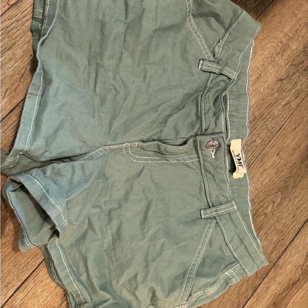 H&M Green Casual Shorts